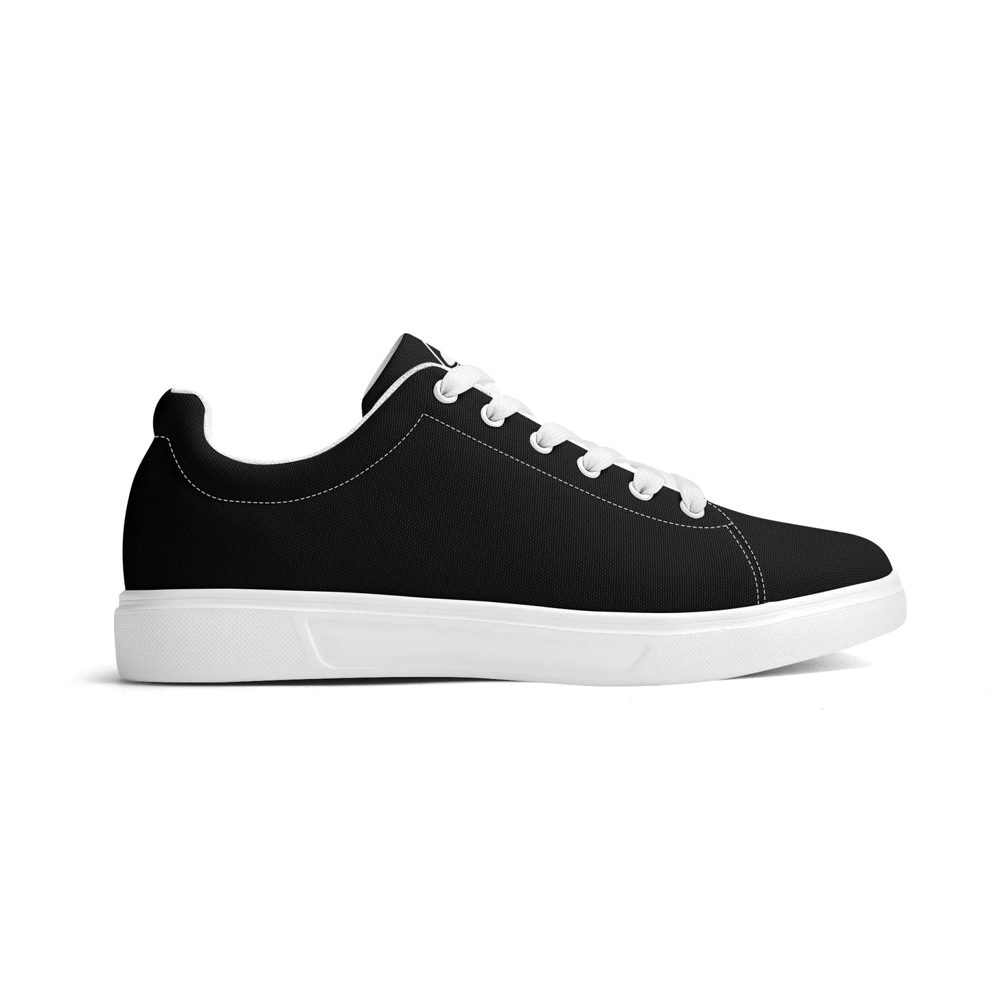 Mens Lightweight Low Top Canvas Shoe - GR - Colour Tongue