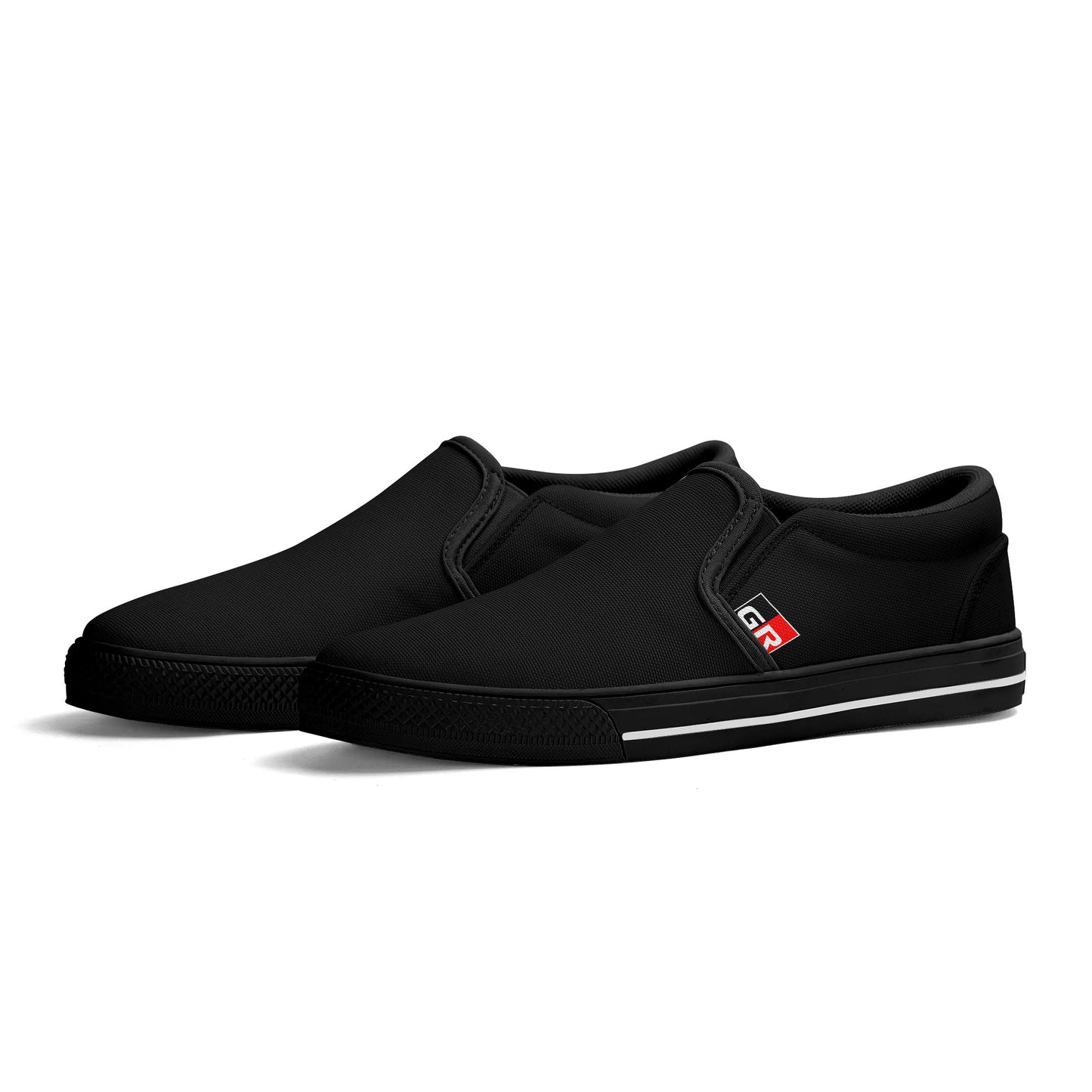 Mens Rubber Slip On Shoes - GR - Black