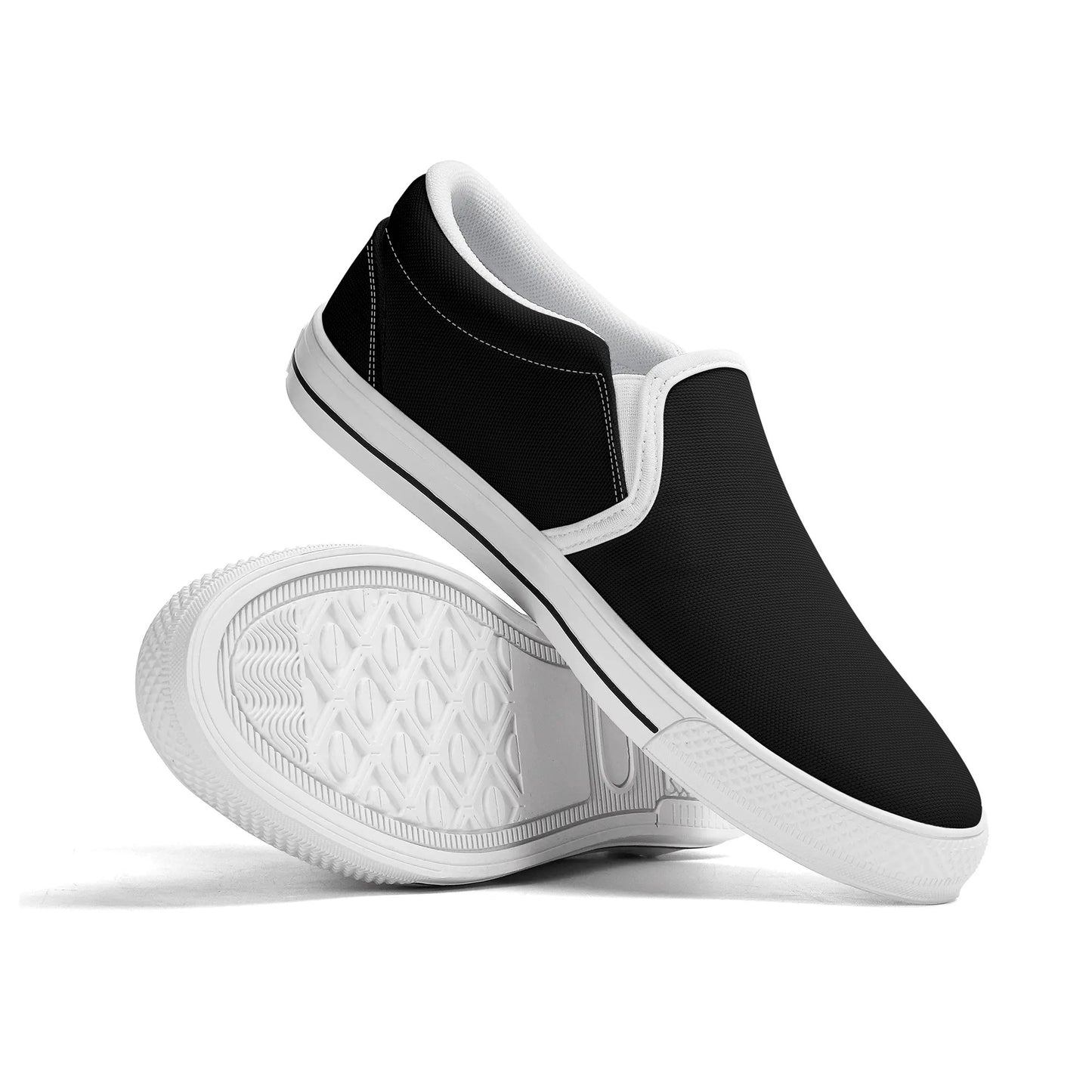 Mens Rubber Slip On Shoes - GR - Black