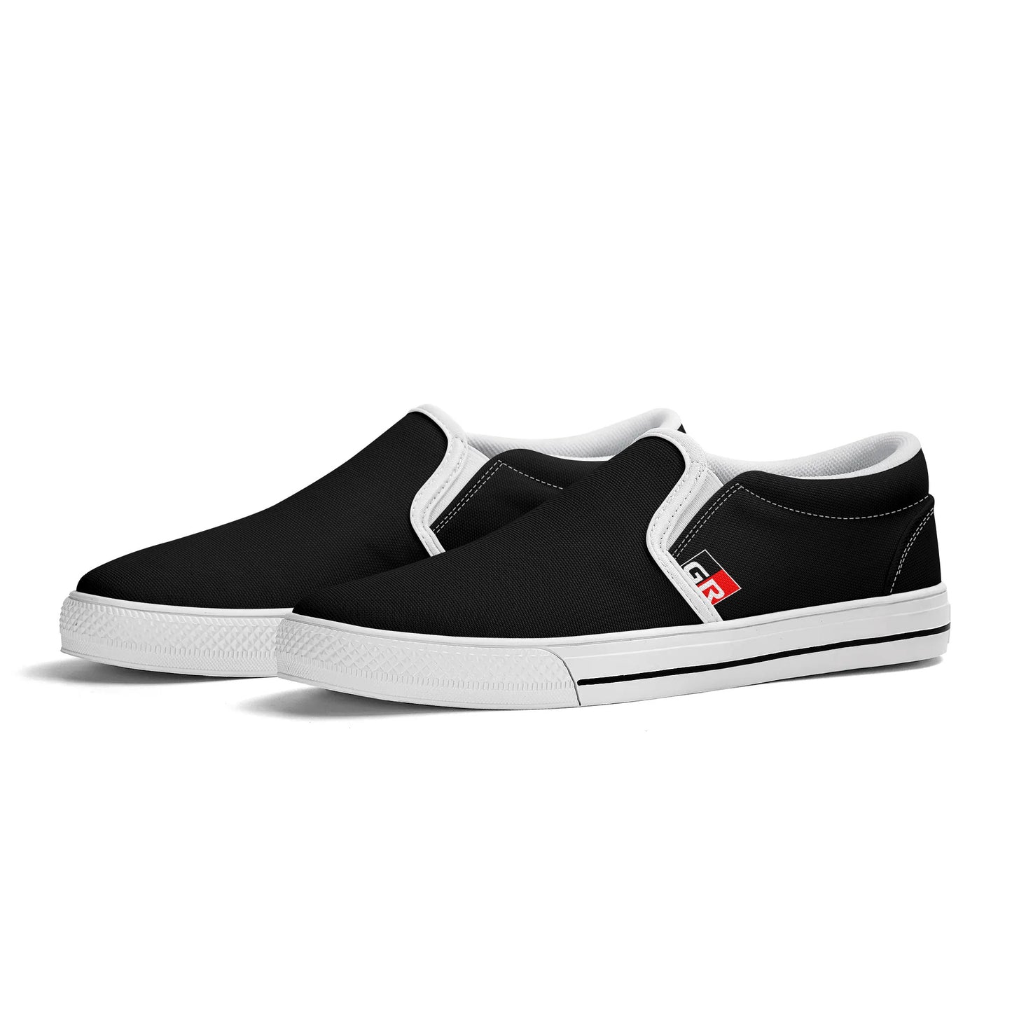 Mens Rubber Slip On Shoes - GR - Black