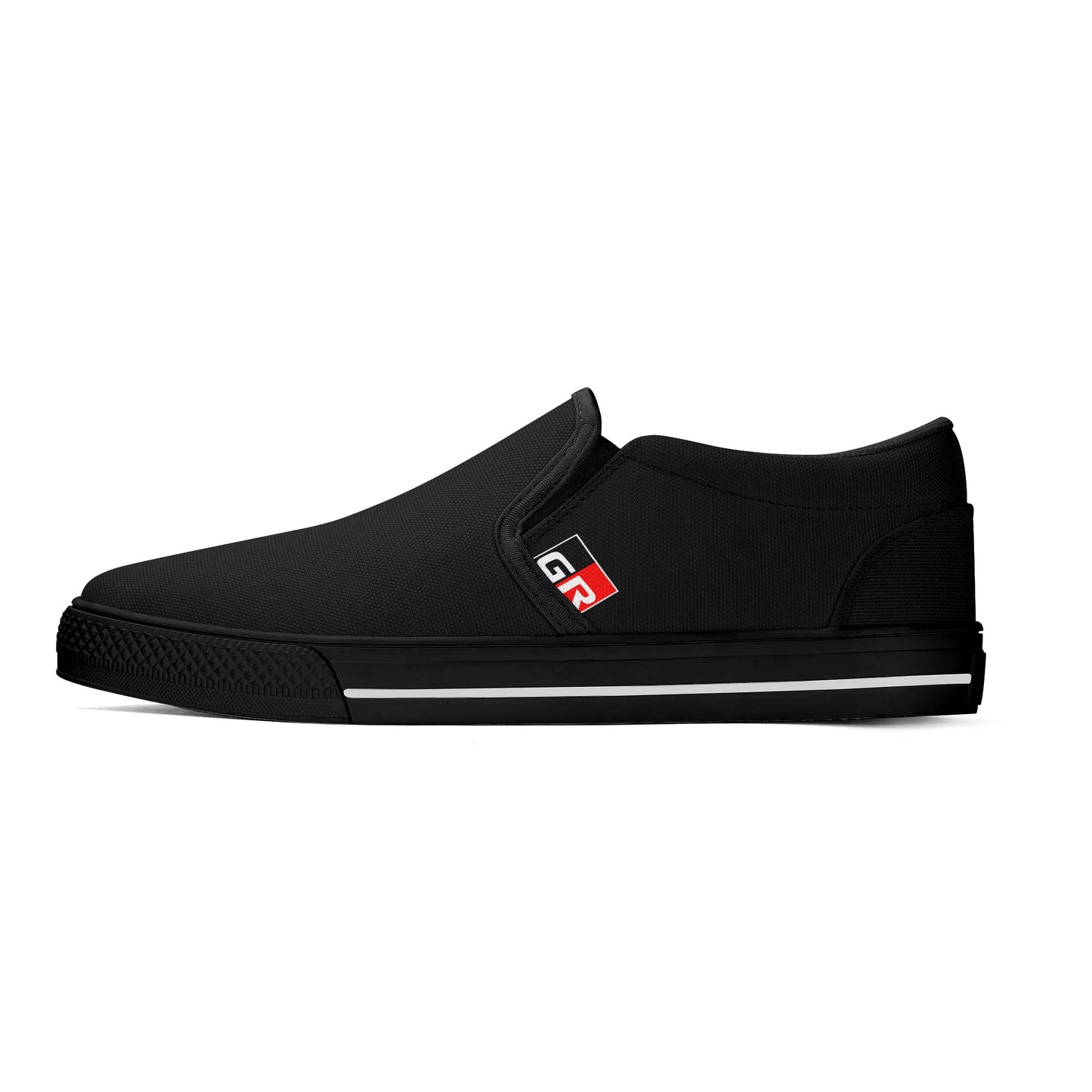 Mens Rubber Slip On Shoes - GR - Black