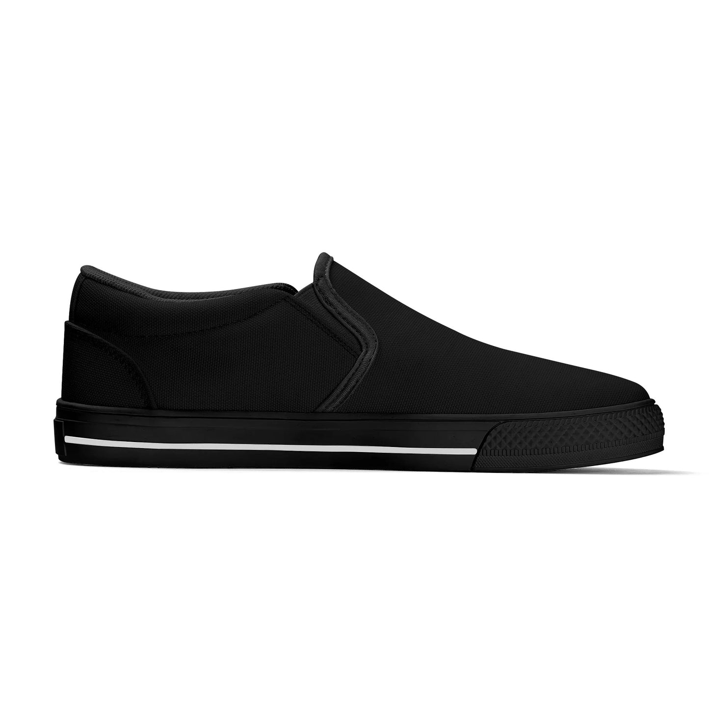 Mens Rubber Slip On Shoes - GR - Black