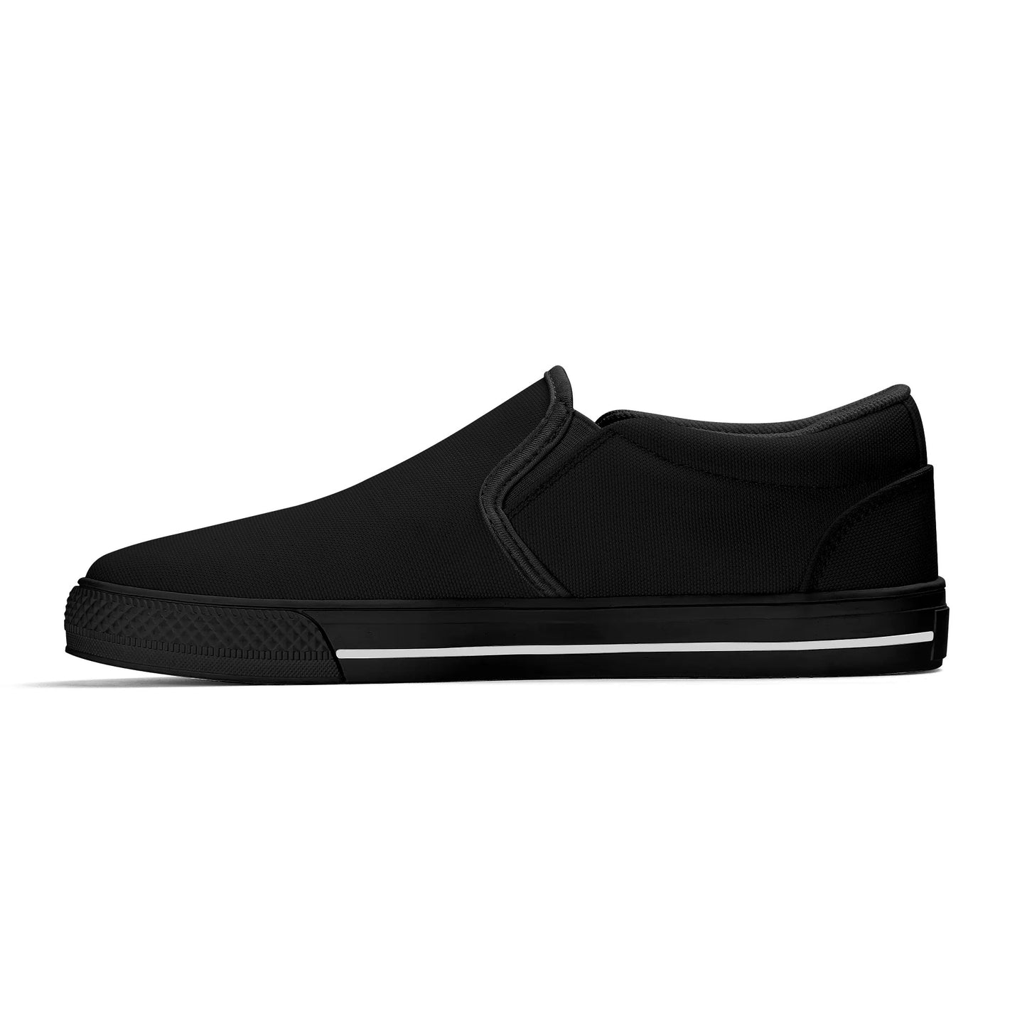 Mens Rubber Slip On Shoes - GR - Black