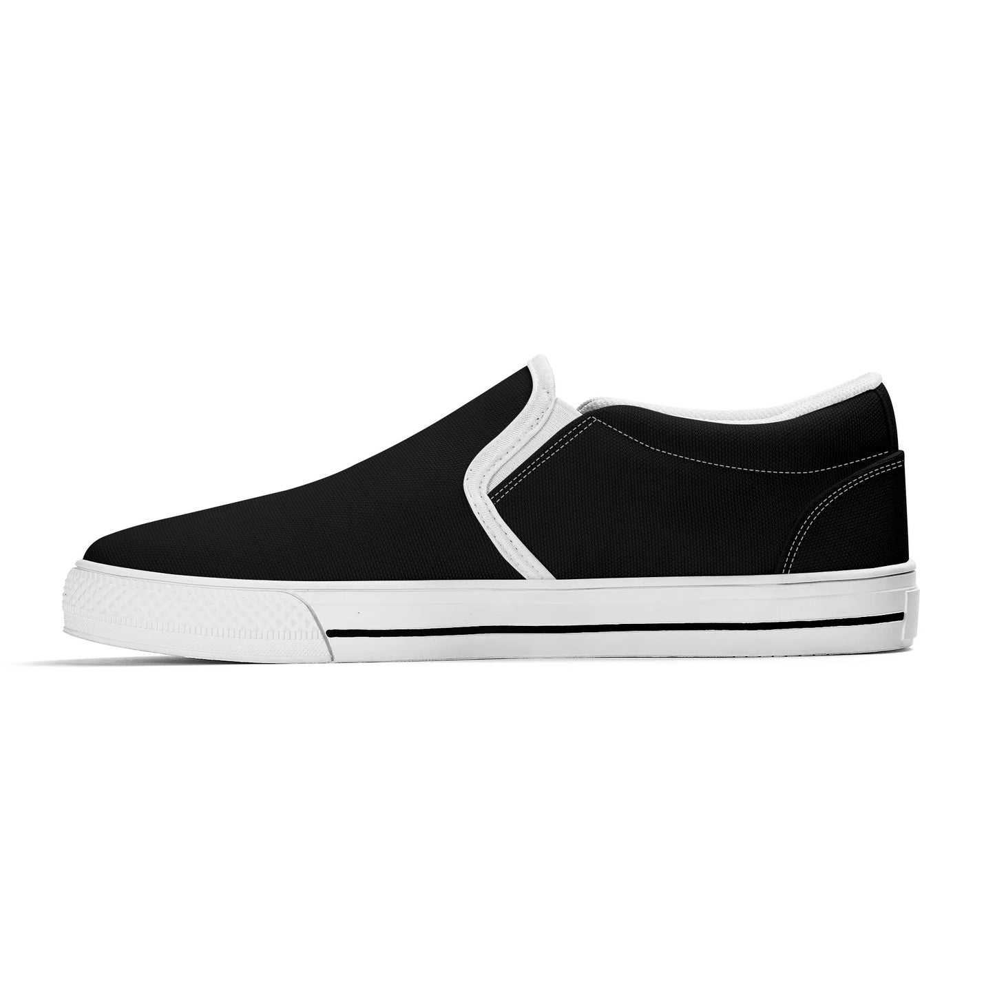 Mens Rubber Slip On Shoes - GR - Black