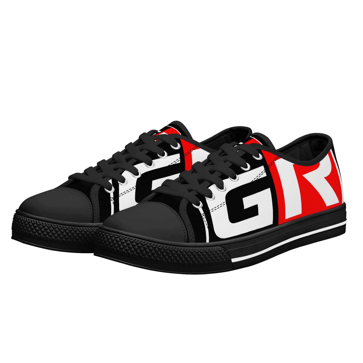 Mens Low Top Canvas Shoes - GR