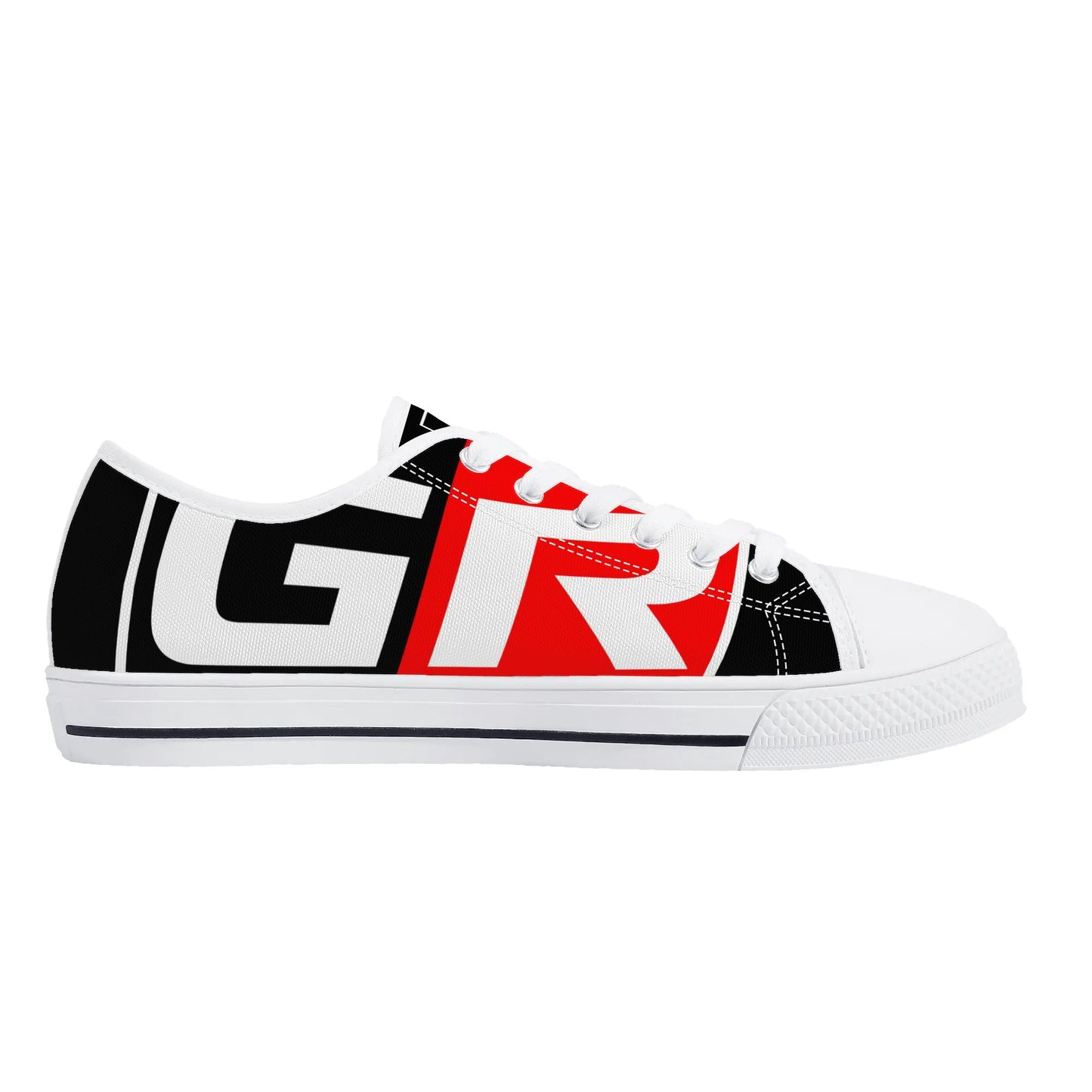 Mens Low Top Canvas Shoes - GR