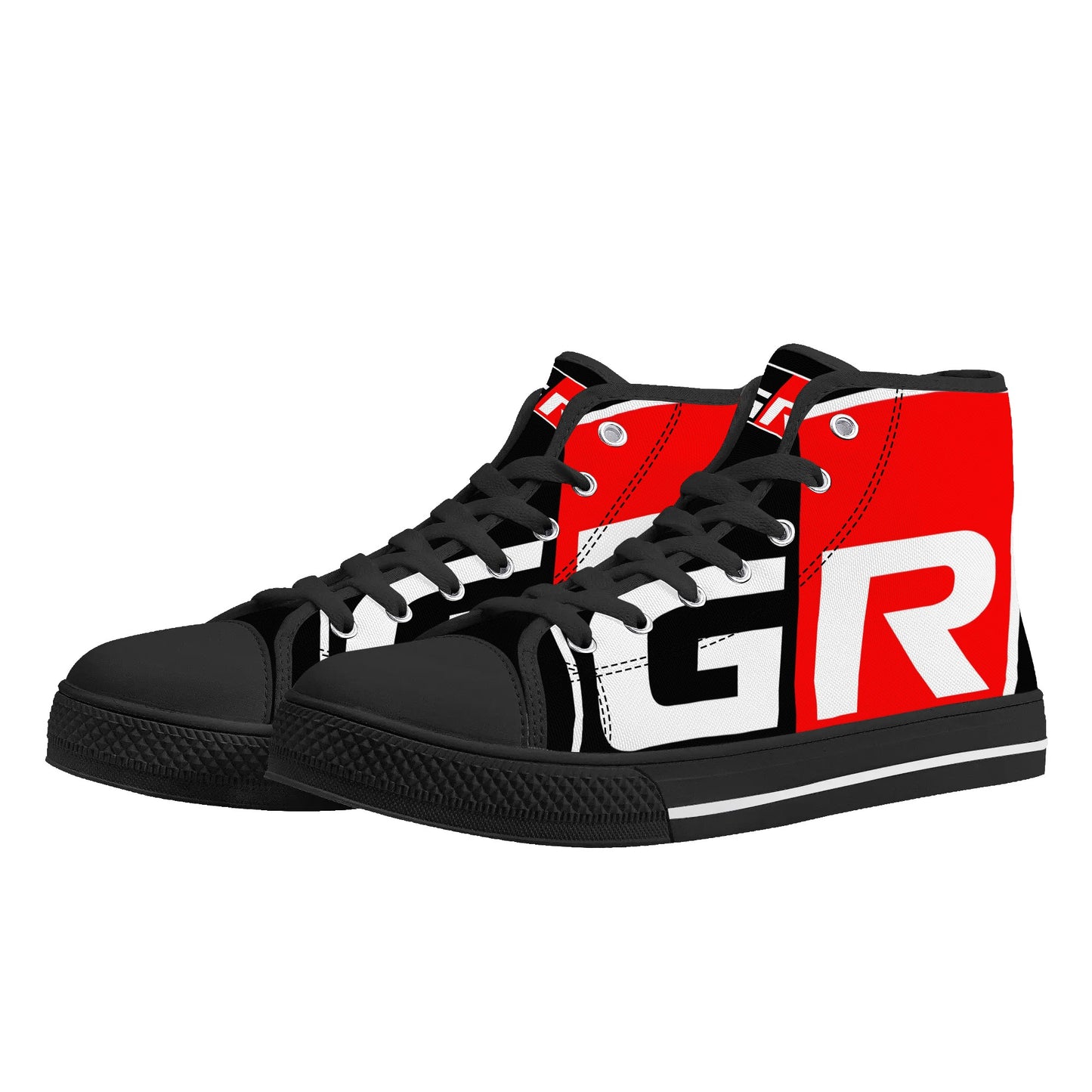 Mens High Top Canvas Shoes - GR