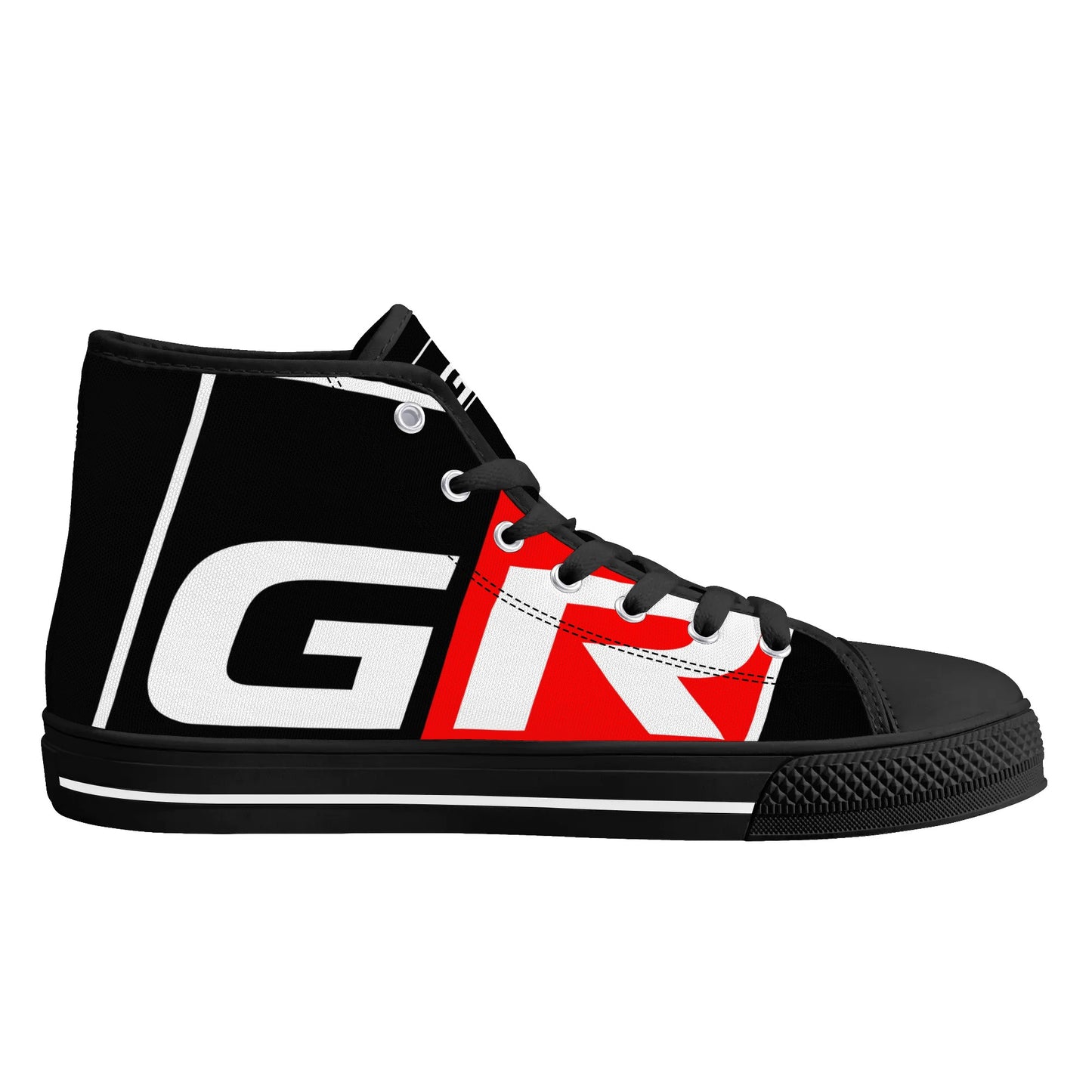 Mens High Top Canvas Shoes - GR