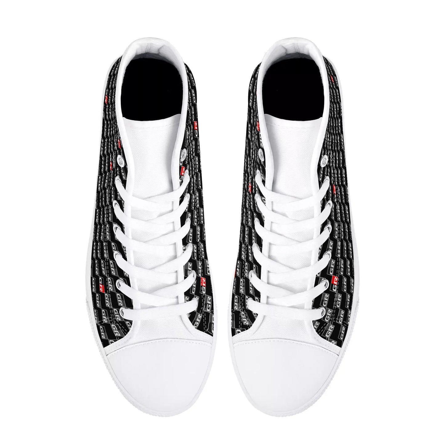 Mens Rubber High Top Canvas Shoes - GRs