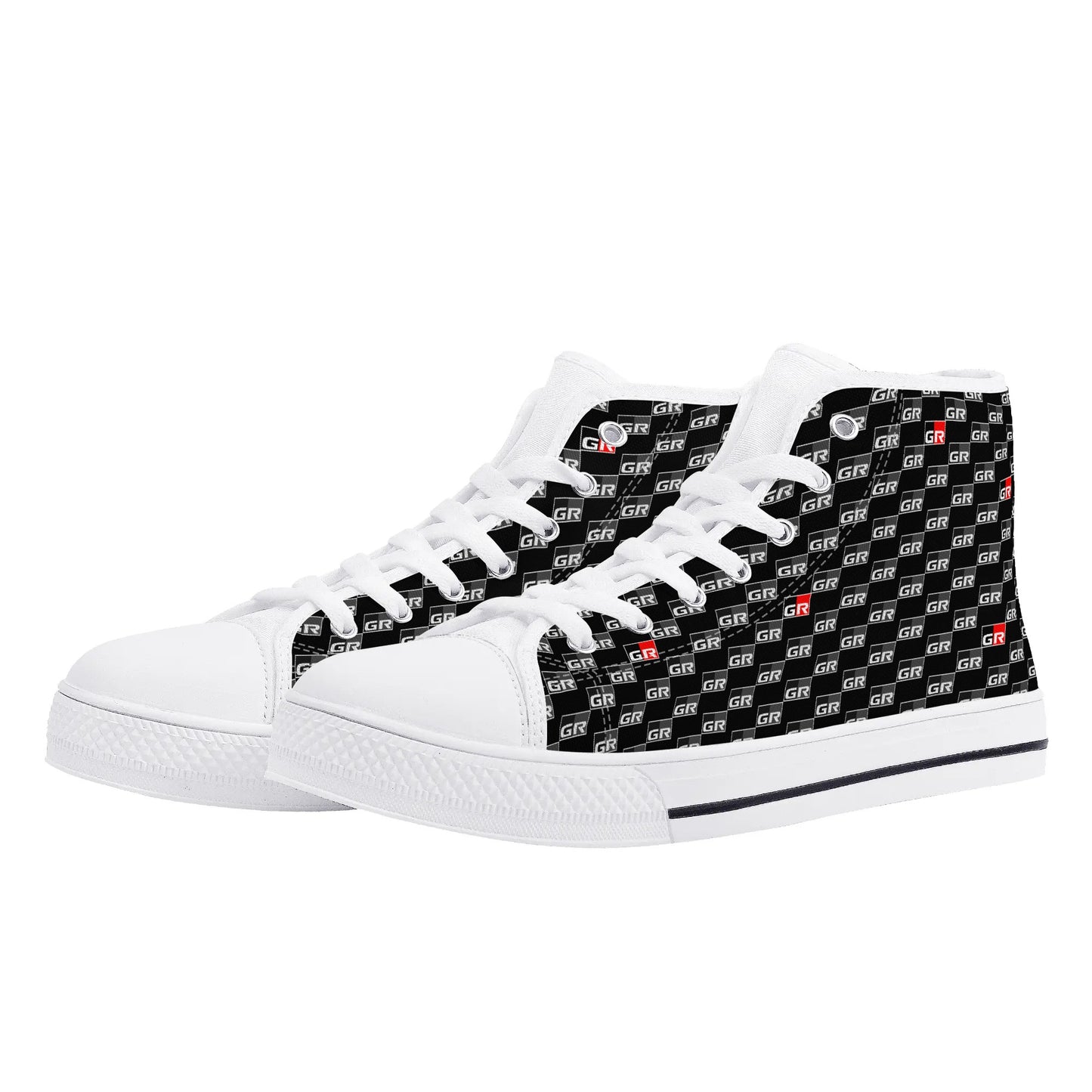 Mens Rubber High Top Canvas Shoes - GRs