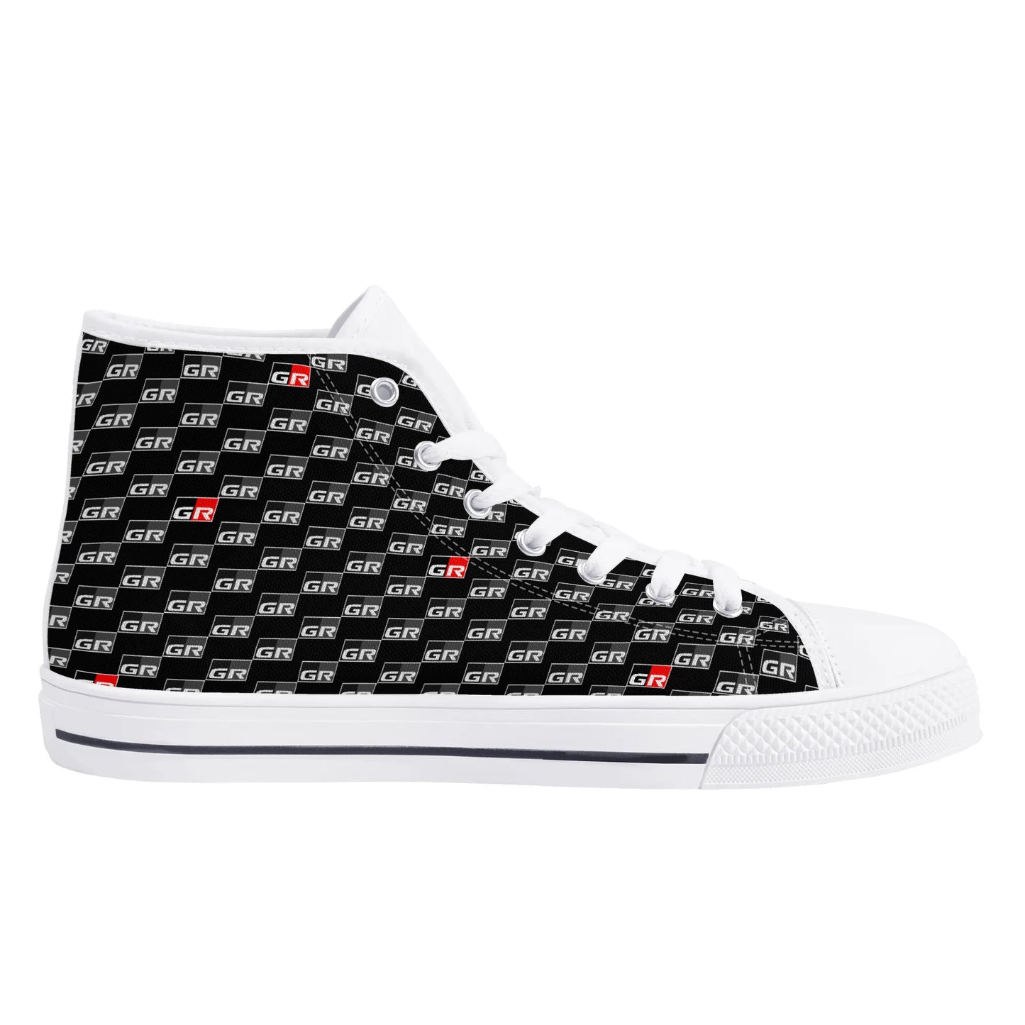 Mens Rubber High Top Canvas Shoes - GRs