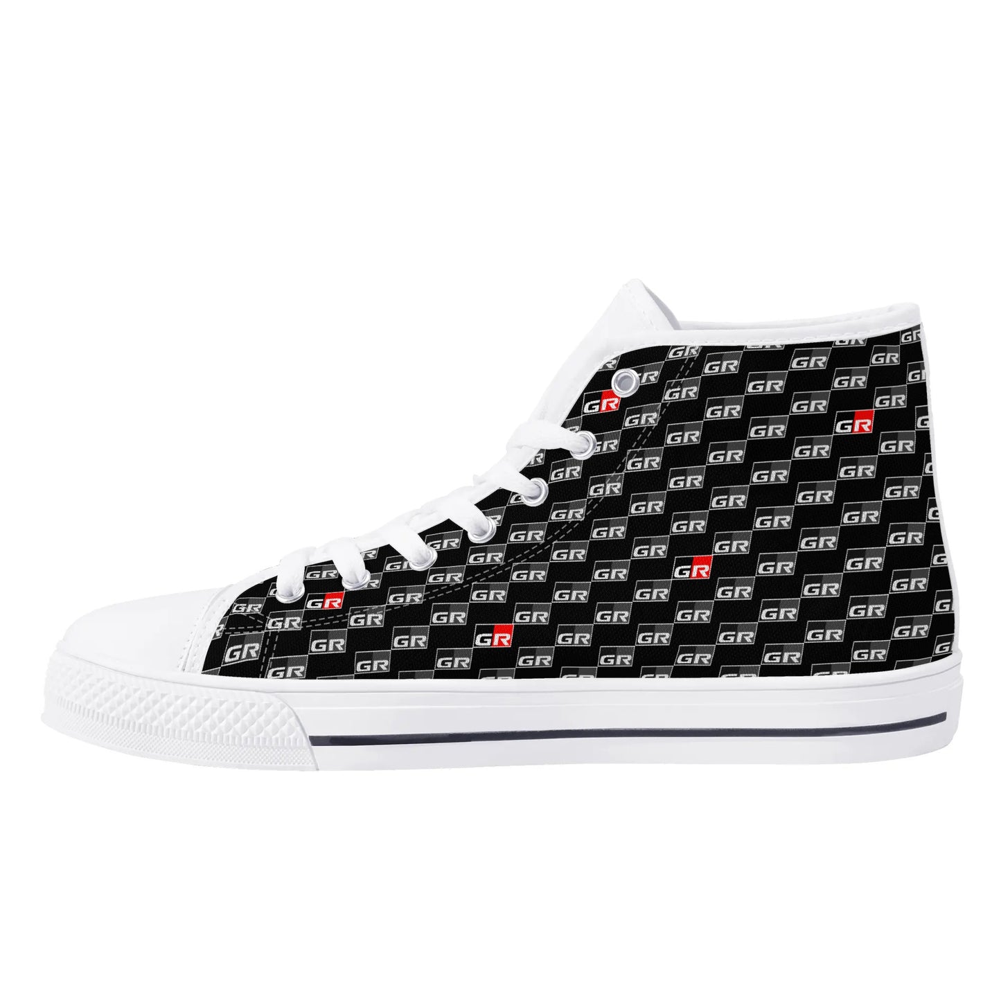 Mens Rubber High Top Canvas Shoes - GRs