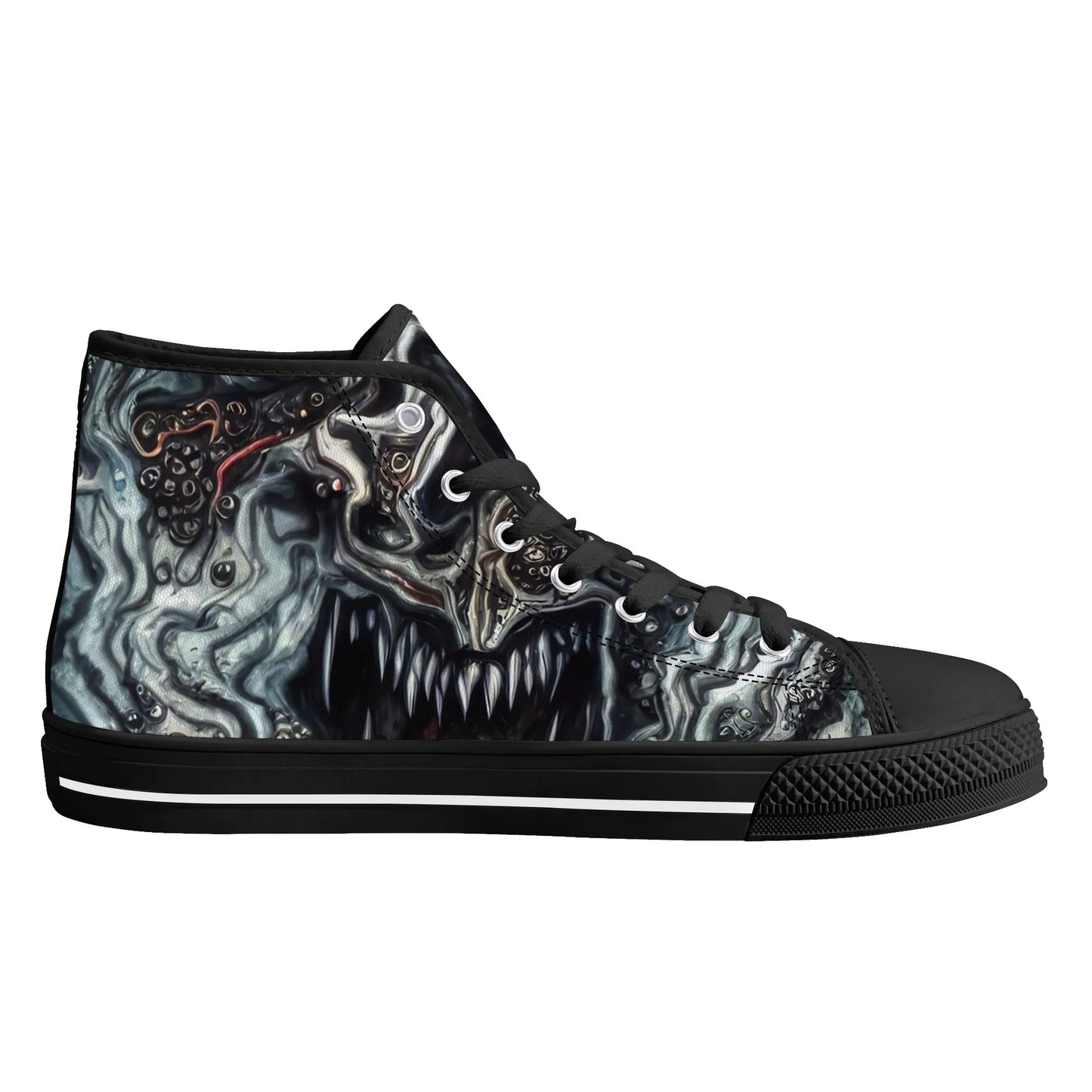 Mens High Top Canvas Shoes - Pain