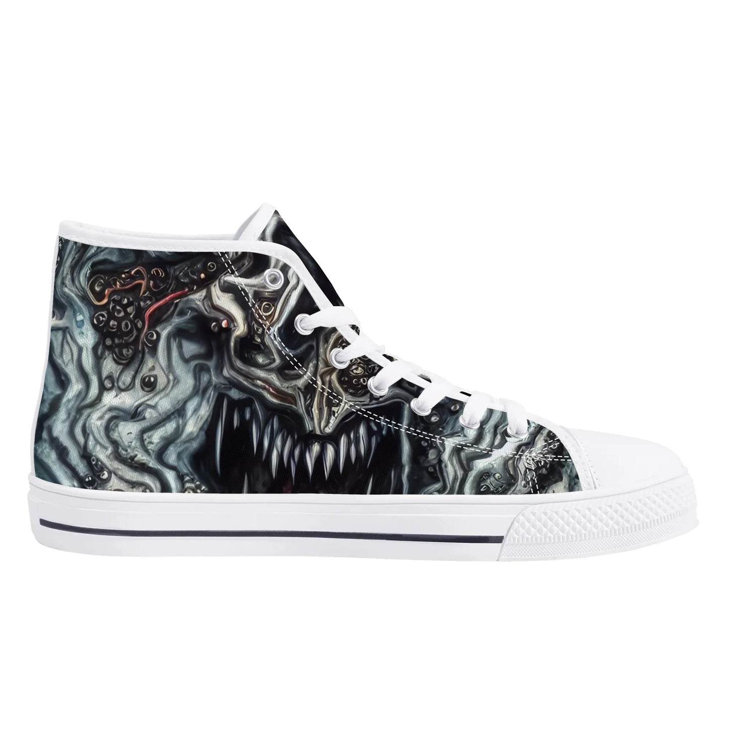 Mens High Top Canvas Shoes - Pain