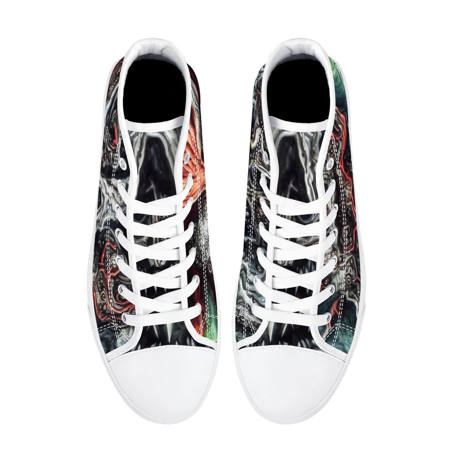 Mens High Top Canvas Shoes - Pain