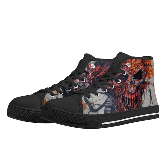 Mens Rubber High Top Canvas Shoes - Circus