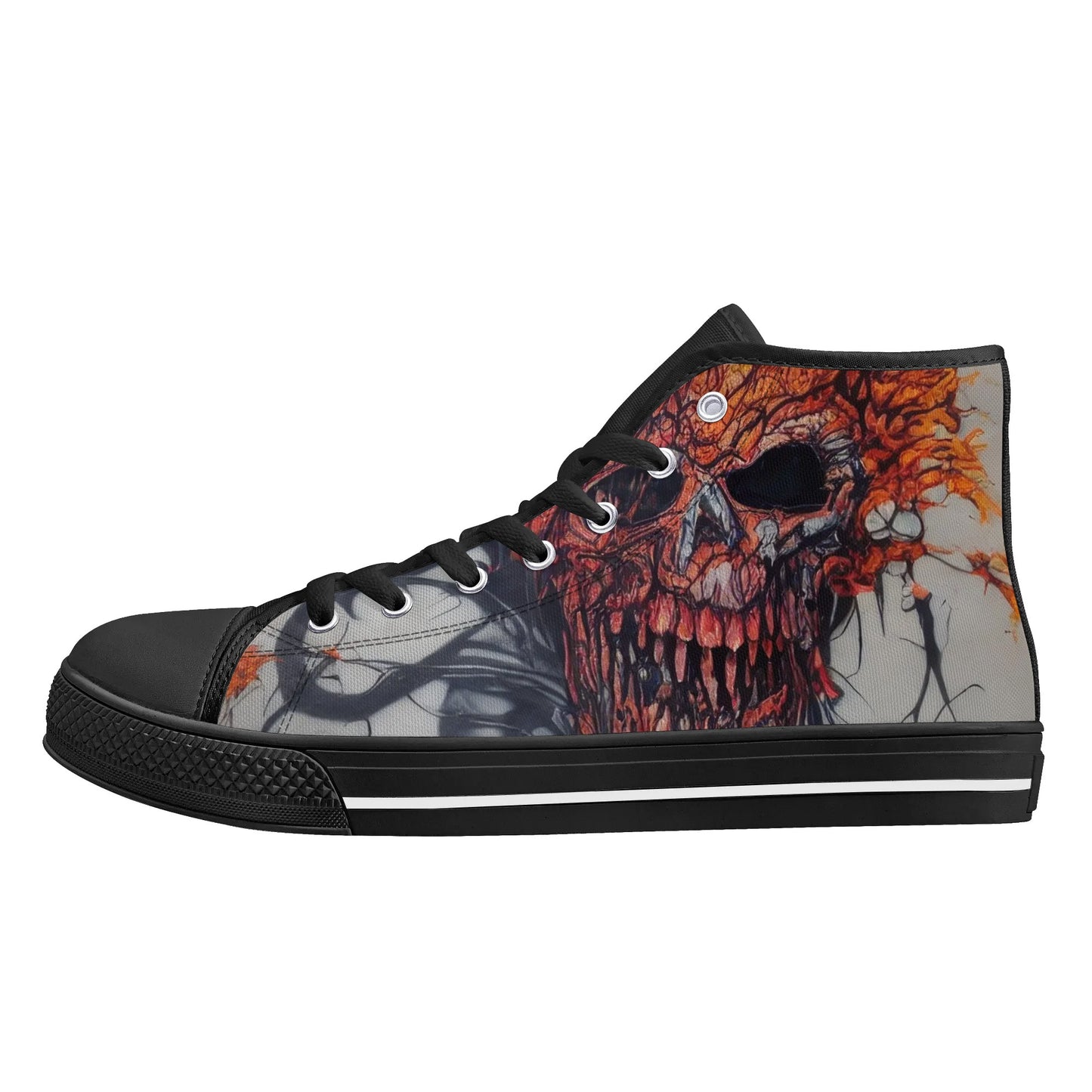 Mens Rubber High Top Canvas Shoes - Circus