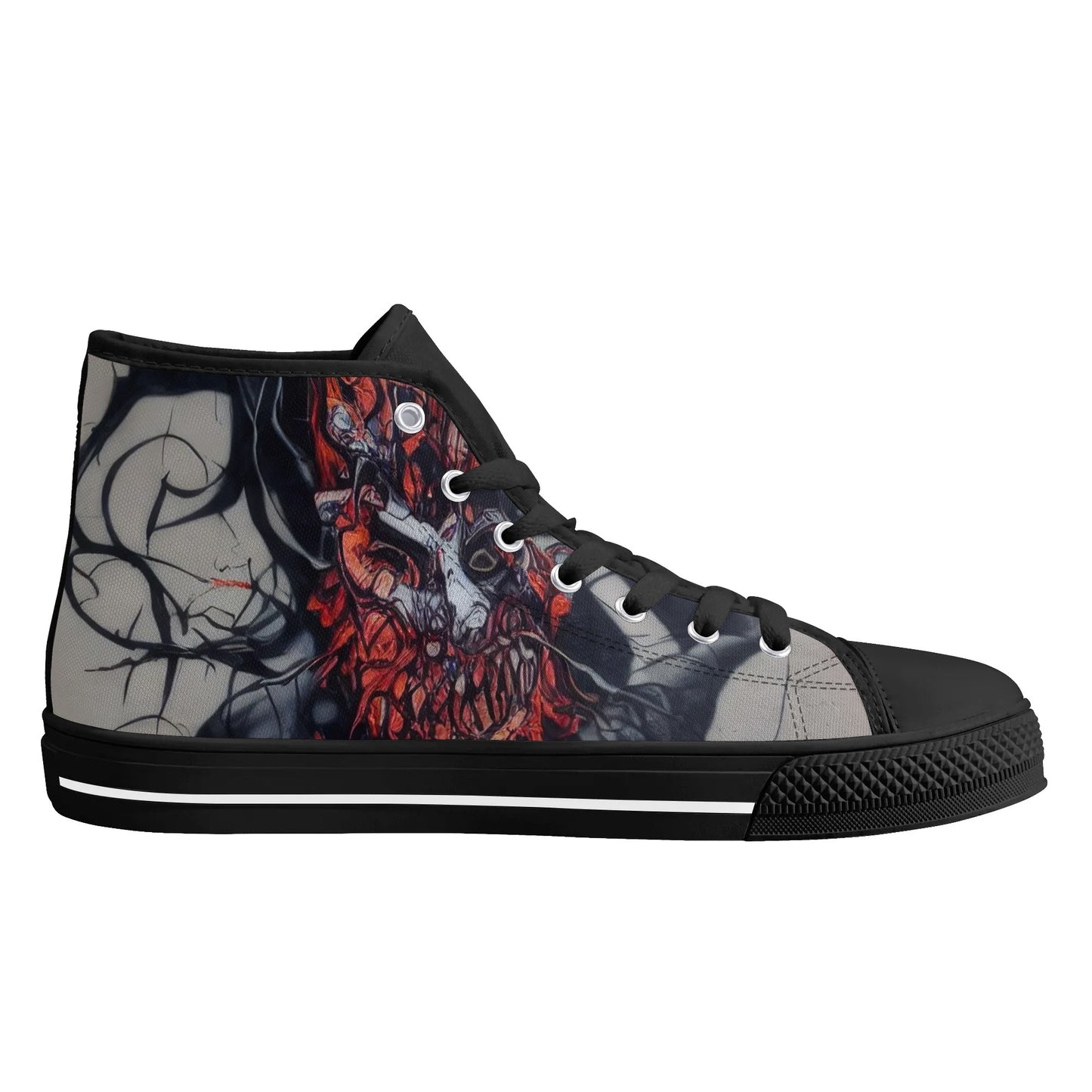 Mens Rubber High Top Canvas Shoes - Circus