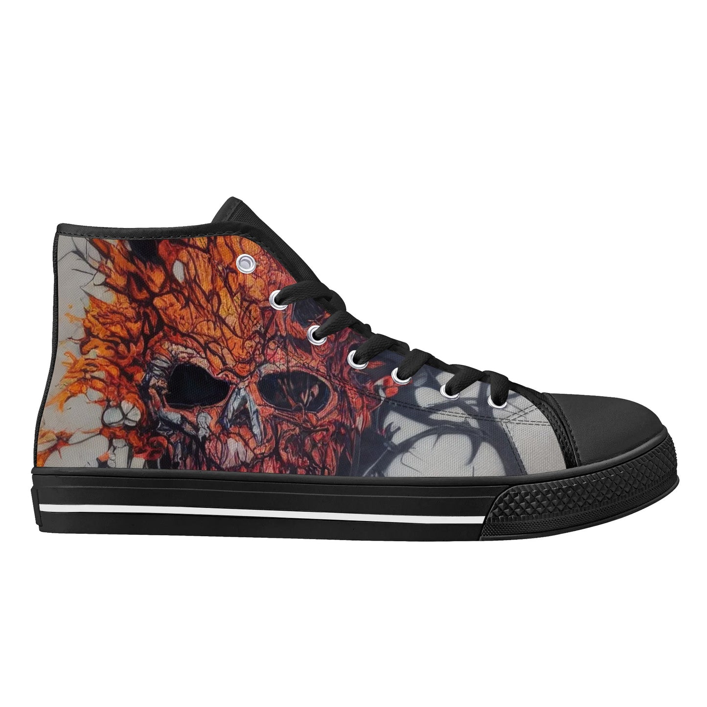 Mens Rubber High Top Canvas Shoes - Circus