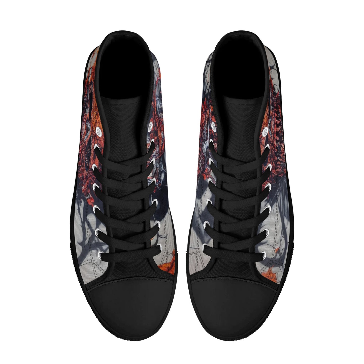 Mens Rubber High Top Canvas Shoes - Circus