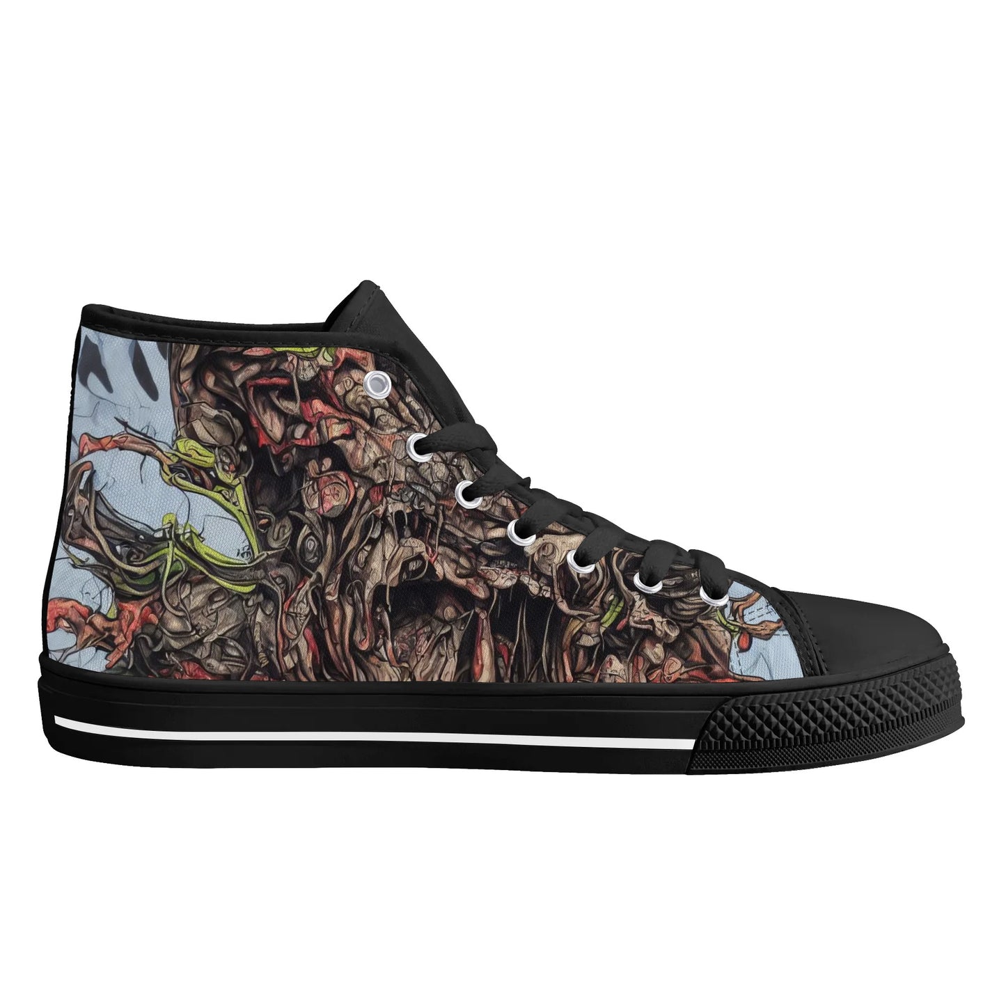 Mens Rubber High Top Canvas Shoes - Indi Air