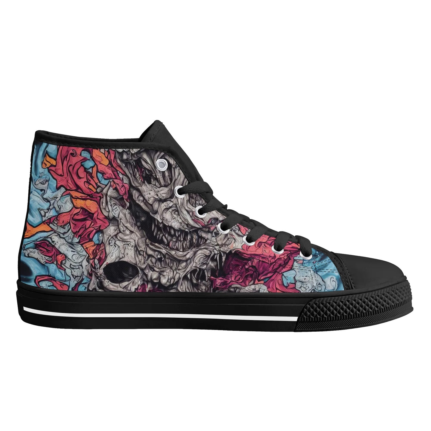 Mens Rubber High Top Canvas Shoes - Atomic