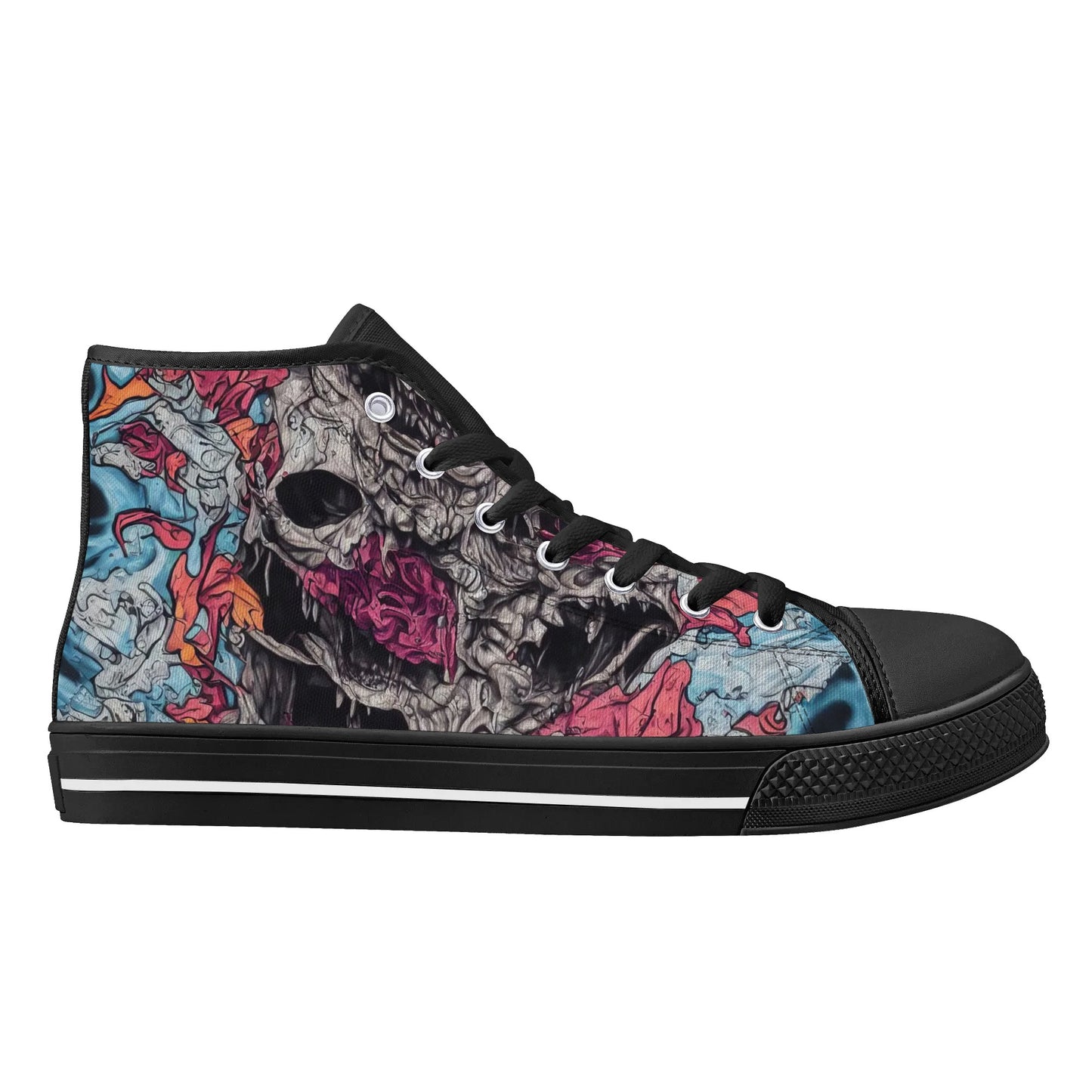 Mens Rubber High Top Canvas Shoes - Atomic