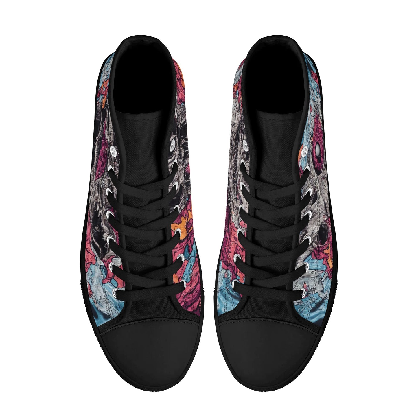 Mens Rubber High Top Canvas Shoes - Atomic