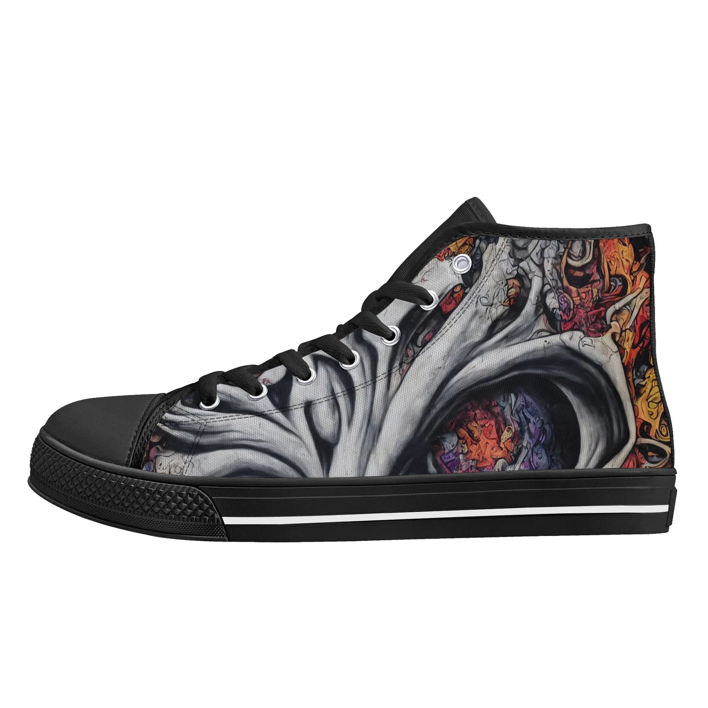 Mens Rubber High Top Canvas Shoes - Soul