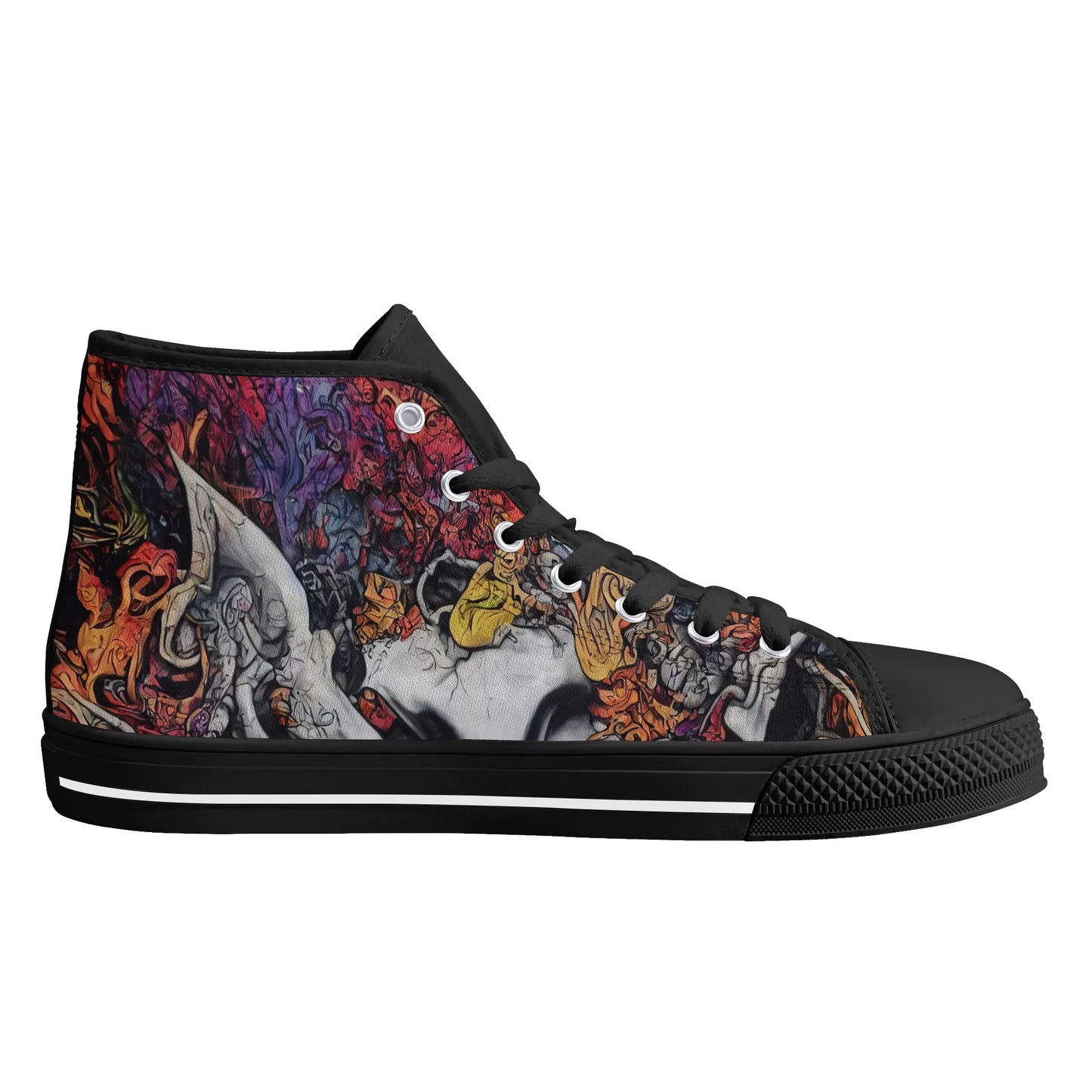 Mens Rubber High Top Canvas Shoes - Soul