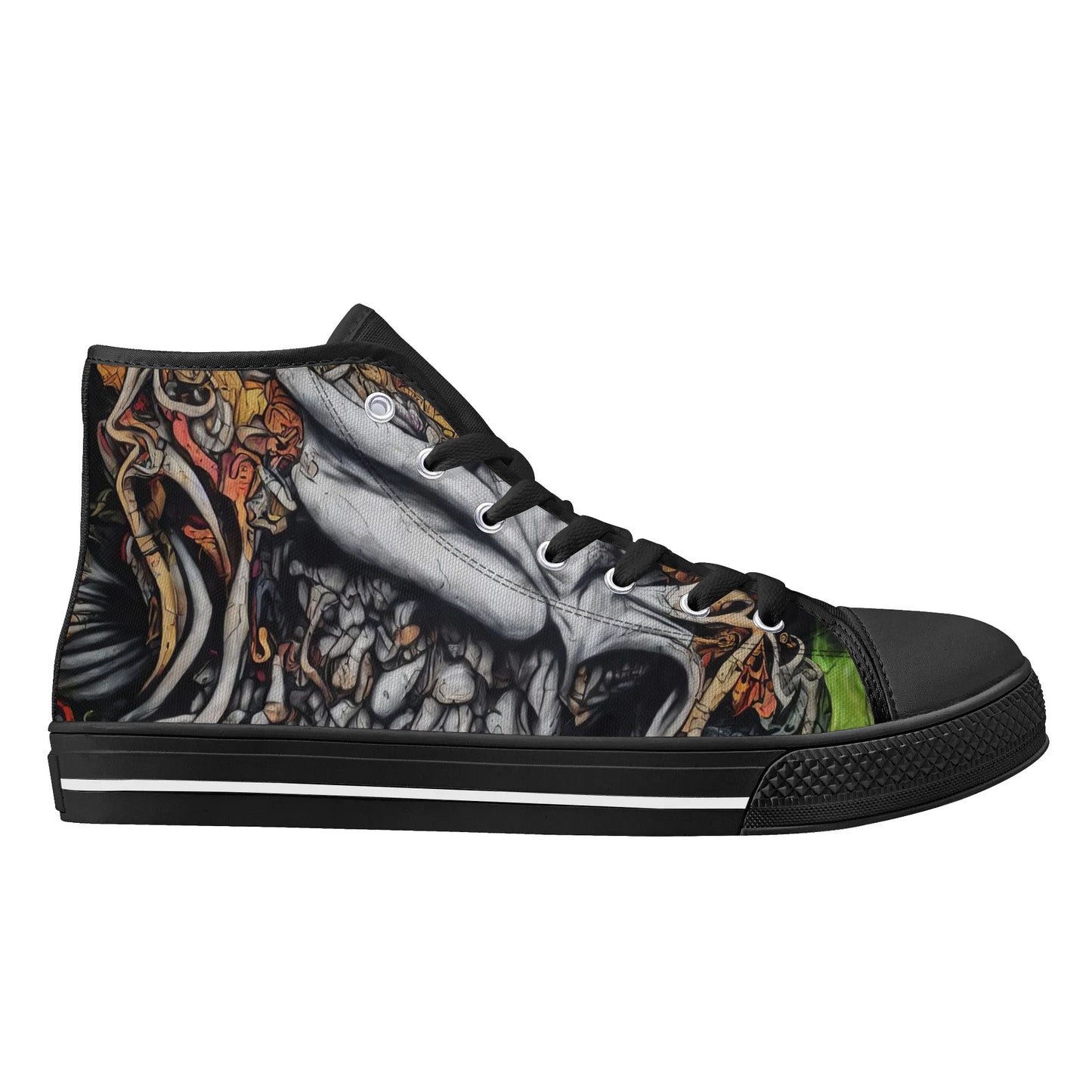 Mens Rubber High Top Canvas Shoes - Soul