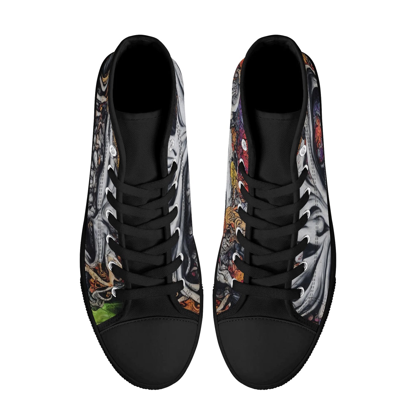 Mens Rubber High Top Canvas Shoes - Soul