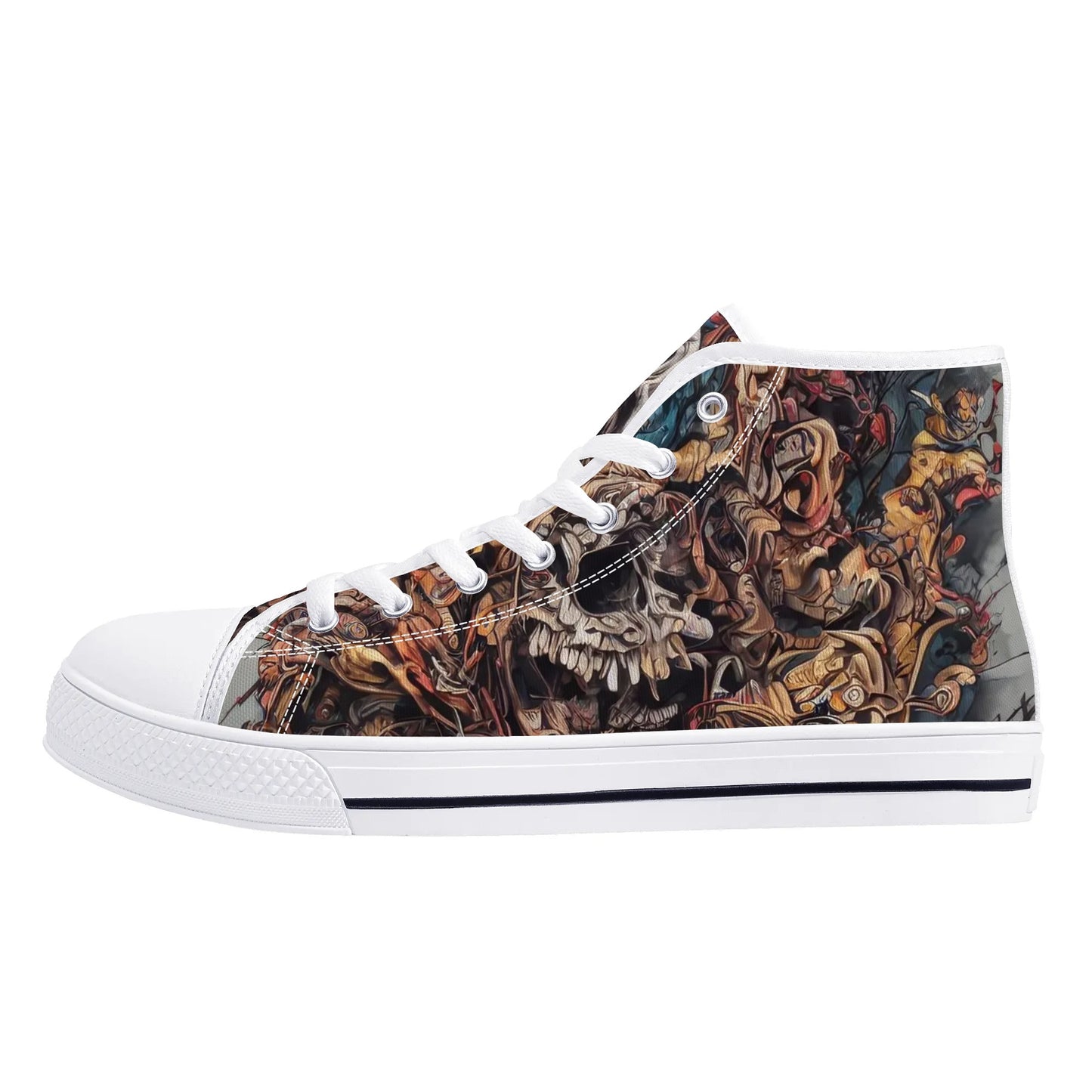 Mens High Top Canvas Shoes - Destroyer