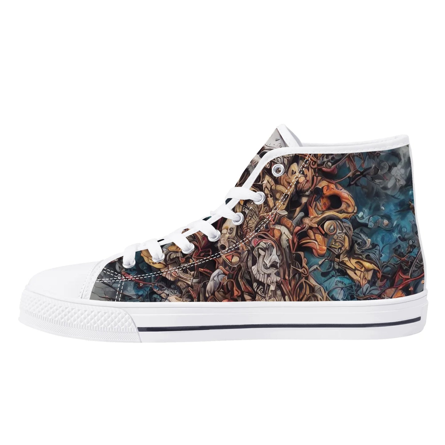 Mens High Top Canvas Shoes - Destroyer