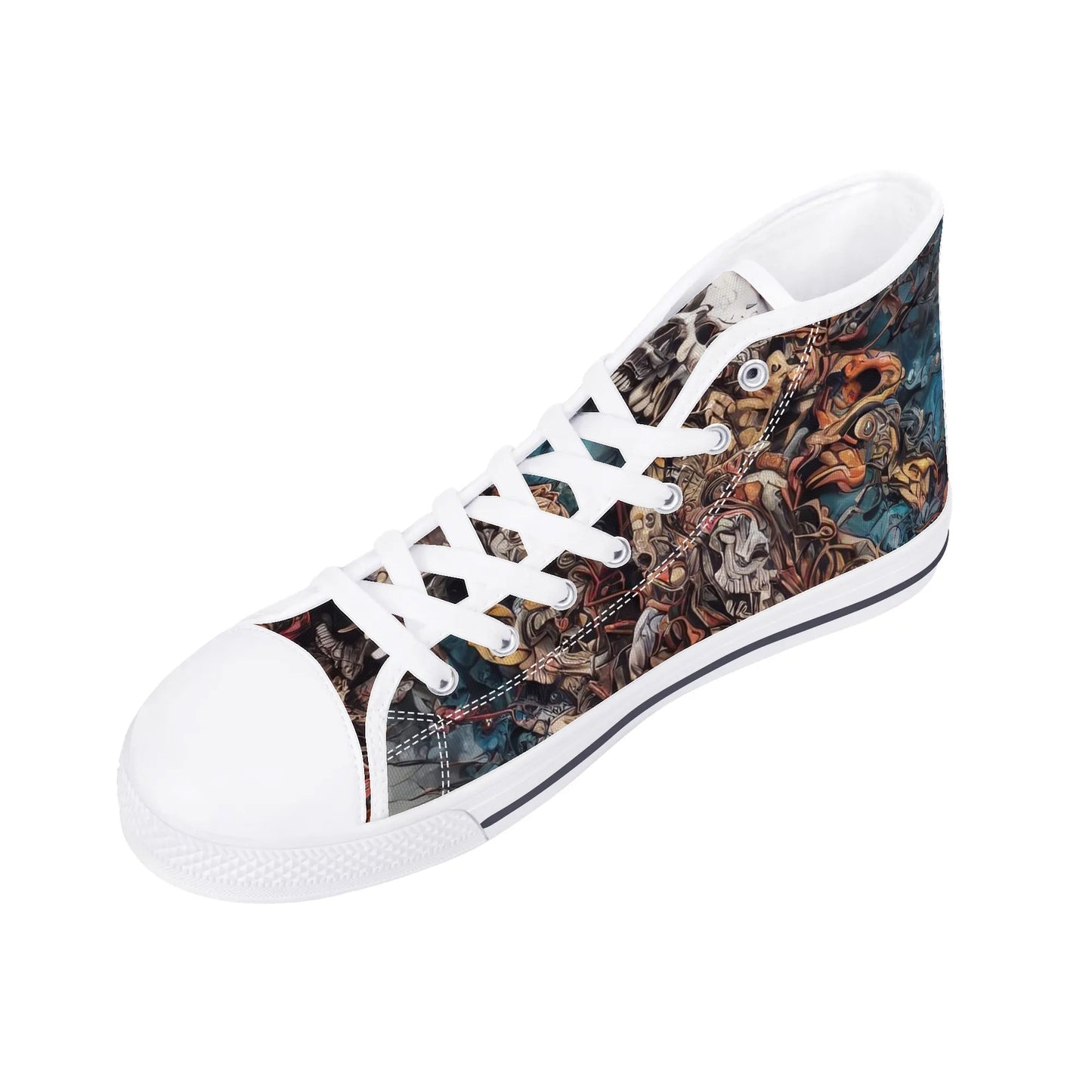 Mens High Top Canvas Shoes - Destroyer