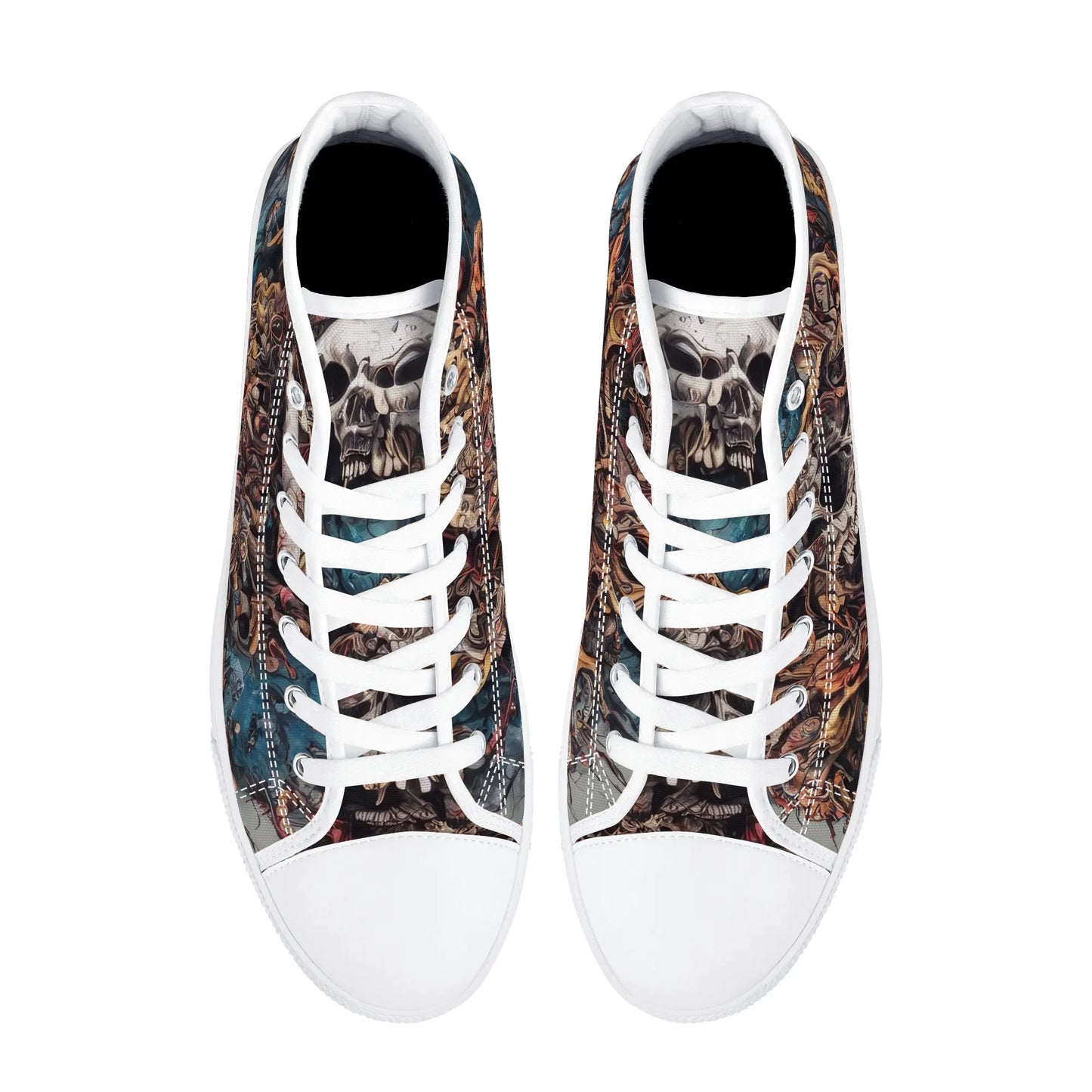 Mens High Top Canvas Shoes - Destroyer