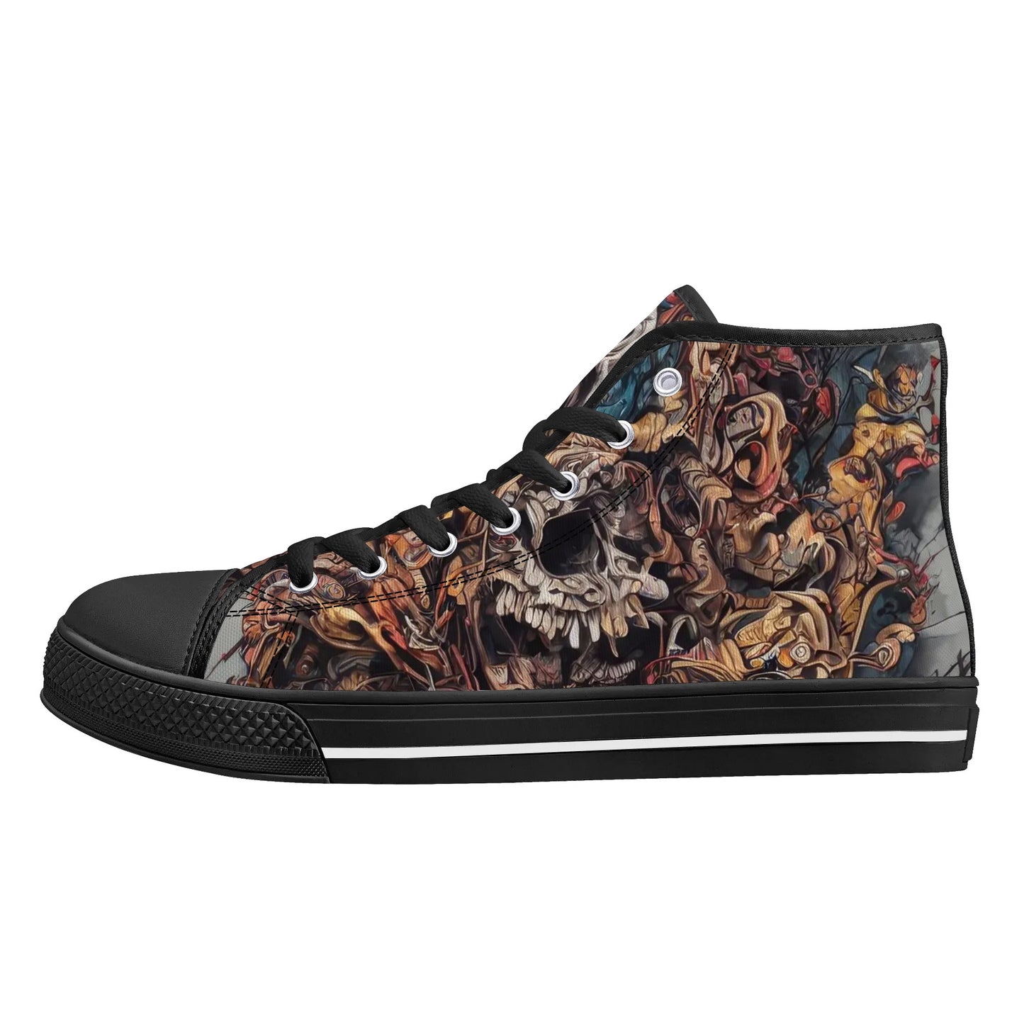 Mens High Top Canvas Shoes - Destroyer