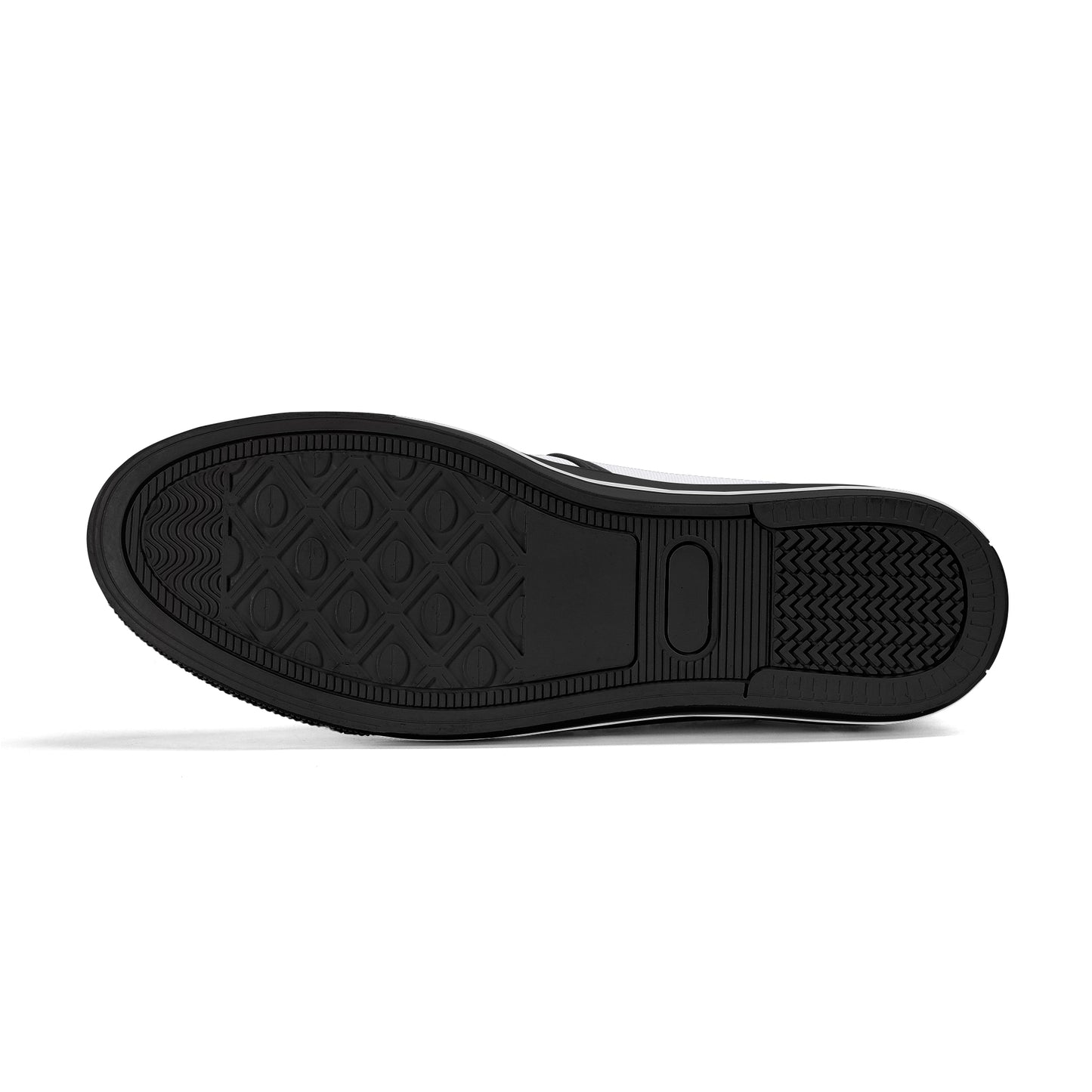 Mens Rubber Slip On Shoes - GR - Black